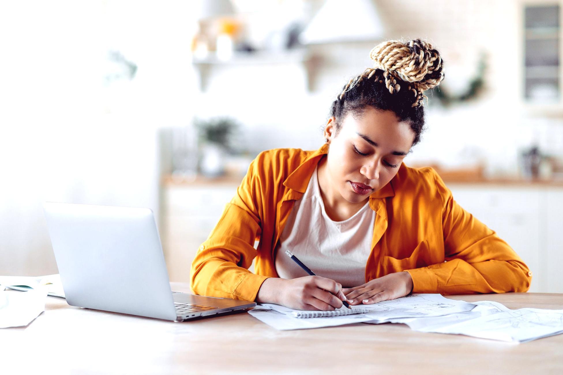 Professional workspace showcasing business communications infrastructure and financial planning systems